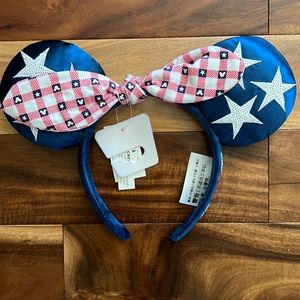 New with tags, Disney, Mickey ears patriotic